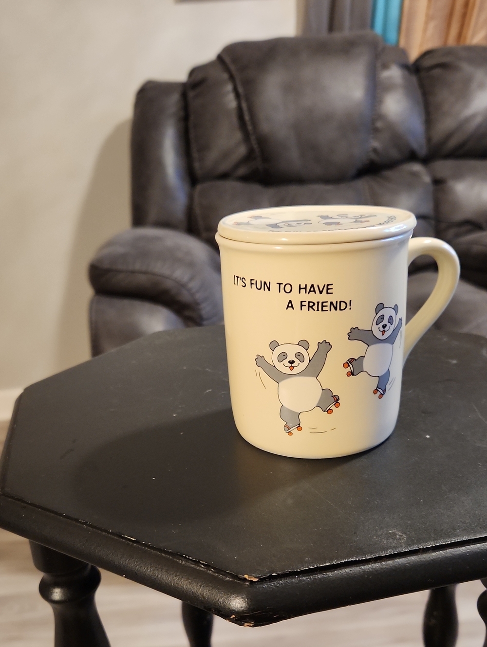 Vintage 1980s Hallmark "Mug Mates" Ceramic Coffee Mug